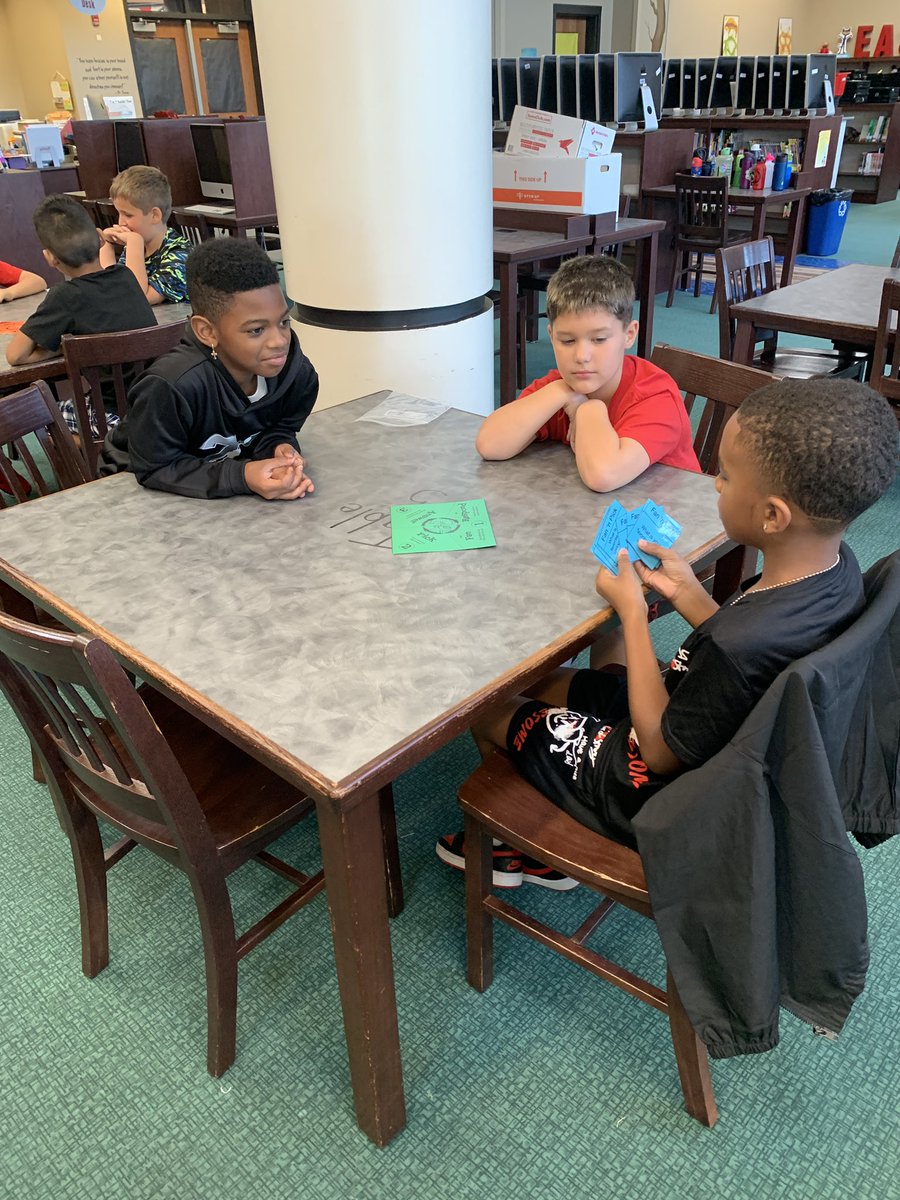 We have been doing some fun Fan-N-Pick games in the library this week. What a fun way to get to know each other! <a href="/bristowelem/">Bristow Elementary</a> #ThisisBristow <a href="/KaganOnline/">Kagan Publishing & Professional Development</a> <a href="/MrsHBG/">Jackie Hawkins</a>
