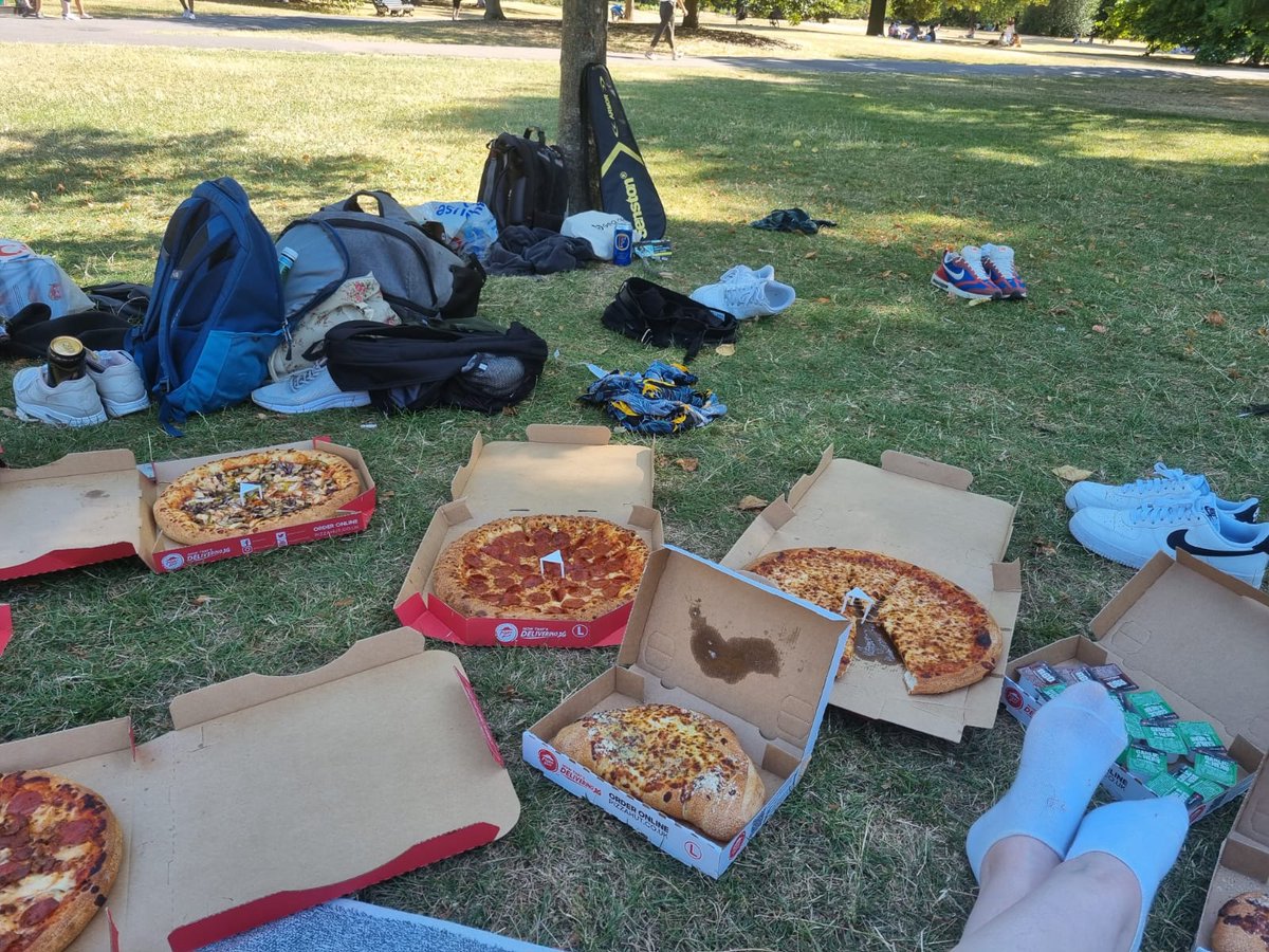 MacleanMooreBV's tweet photo. We had a picnic in the park yesterday to celebrate everyone's hard work, who doesn't enjoy clocking off at 1 to spend the day in the sun?! https://t.co/c1emfC2omP