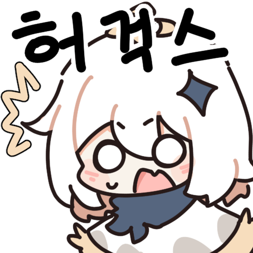 パイモン(原神) 「허걱스 버걱스#原神  #원신 」|낡은창고 oldstoreのイラスト