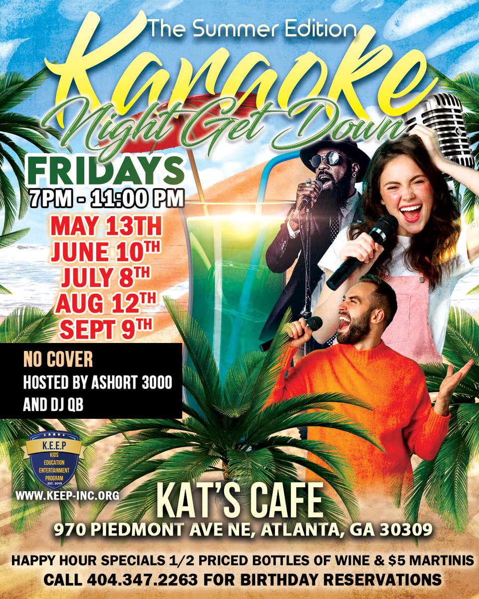 KEEPINC1's tweet photo. FRIDAY KARAOKE FUN @ KAT'S CAFE  (August 12 th ) + K.E.E.P  Fall Programs &amp; Fundraisers -
https://t.co/utkqvgbuSD https://t.co/WCtCqVaNFc