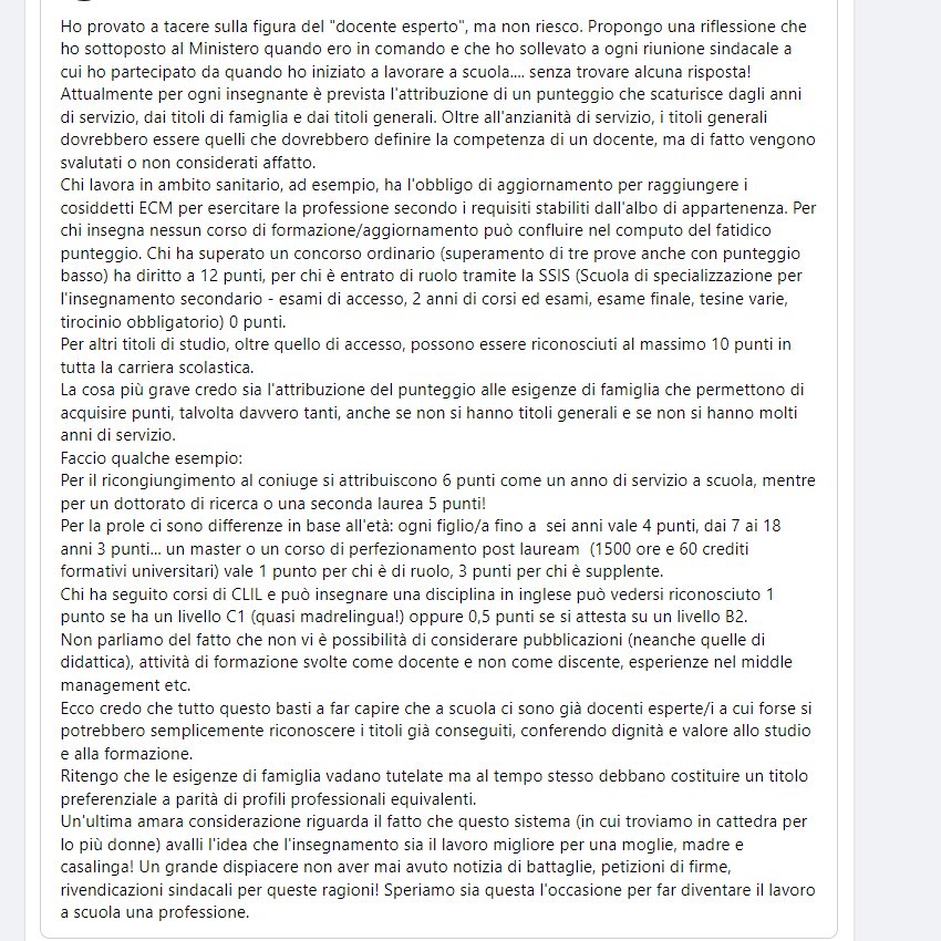 MilaSpicola's tweet photo. La Scuola,quel mondo dove la formazione che si fa e i titoli certificati (lauree,specializzazioni,dottorati,..) non vengono riconosciuti,ma dove ci si inventa nuovi percorsi formativi (tutti da certificare) per affermare che la formazione è indispensabile.
Ovvero,la schizofrenia. https://t.co/JUG5gG3hbi