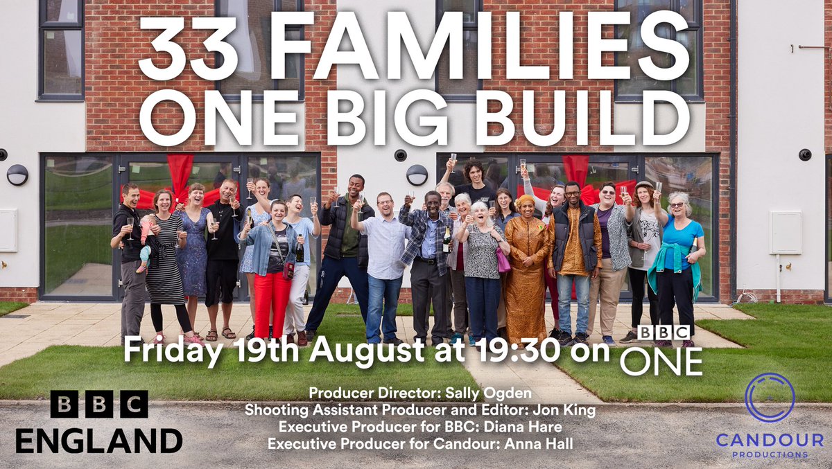 Here you go: 30 minutes of #ChaCo fame coming up 📺📽️😎🤩

Whether or not it'll tempt people to start their own #communityLedHousing project is a moot point 🤣

Next Friday 7.30pm <a href="/BBCOne/">BBC One</a>
. Pass it on! 📣

#cohousing #coop #Chapeltown #Leeds