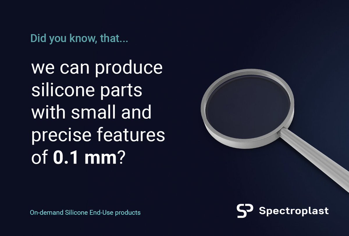 Thanks to #Silicone Additive Manufacturing, we guarantee the same #precision as with #injection molding.🔍🐜

Curious? We look forward to hearing from you soon: loom.ly/Aq61WDU 🤗

#3dprint #silicone #additivemanufacturing #spectroplast