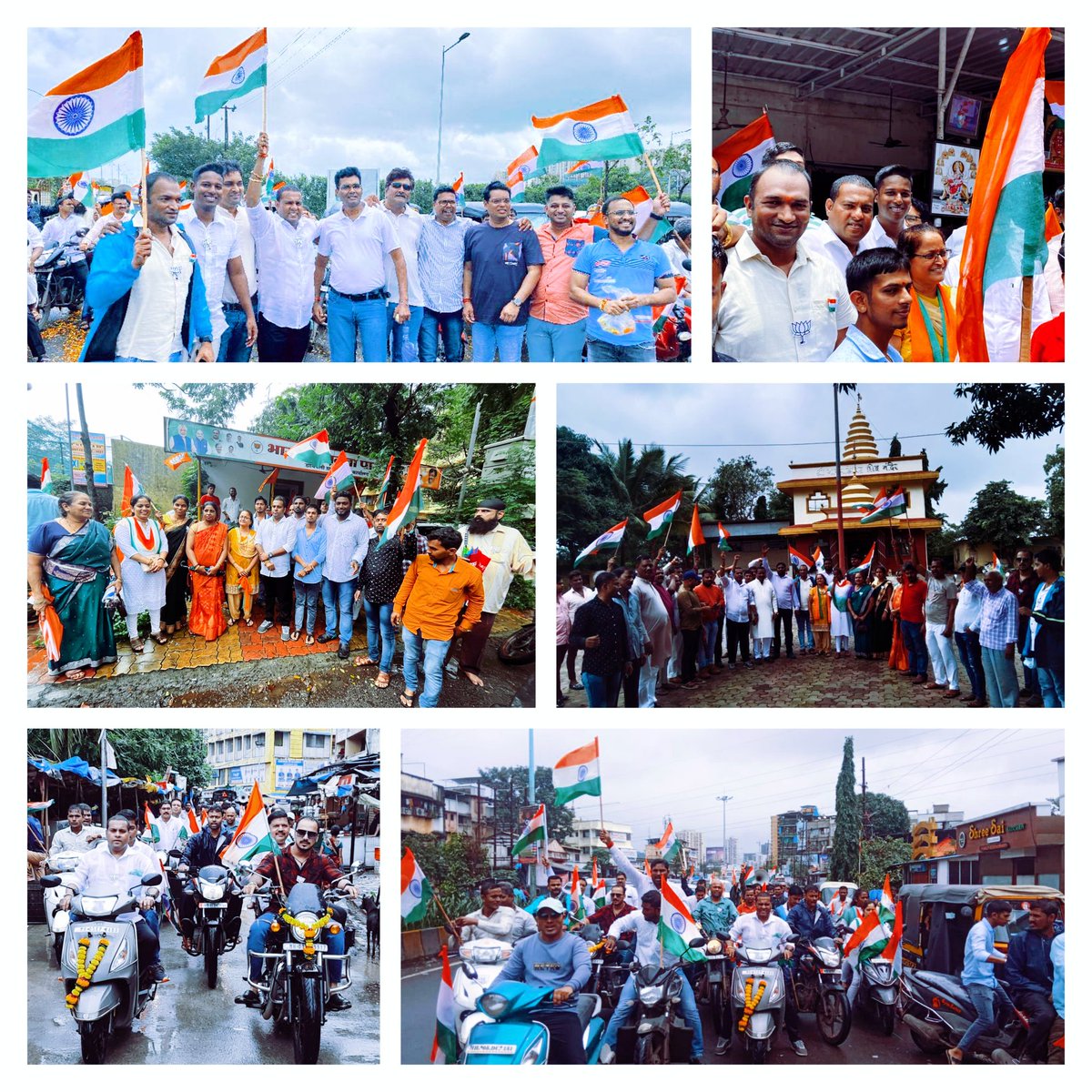 144_bjp's tweet photo. #भाजपा महाराष्ट्र #घर_घर_तिरंगा  बाइक रयाली #144Kalyanruler
@cbawankule @BJP4Maharashtra #NarendraModi #Ravindrchvhan #DevendraFadnavis https://t.co/h9bBehS8xz