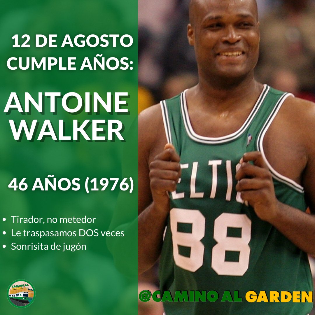 El término leyenda se creó para gente como Antoine Walker. 

Happy bday 