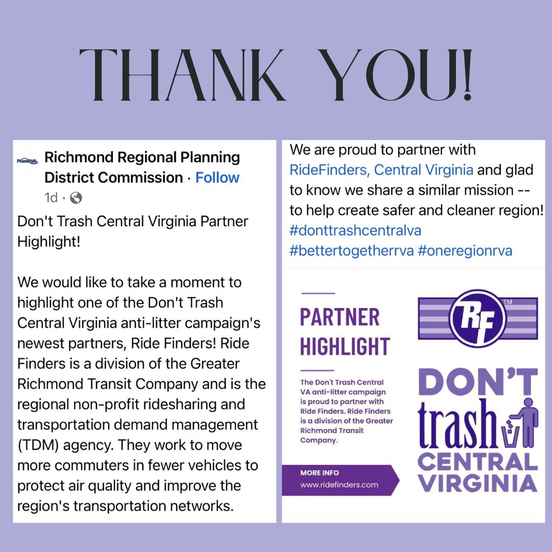 teamridefinders's tweet photo. Thank you to our partners @PlanRVA for this recent partner highlight! Learn more about this campaign: https://t.co/RJMof9lAzQ #FridayFeeling #fridayfeature #oneregionrva #bettertogetherrva https://t.co/cslysmQWea