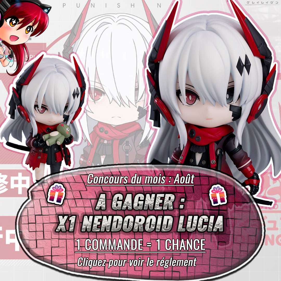 DeriveFigurine's tweet photo. Le #Concours mensuel du mois d'Août : Tous les mois, un client gagne en commandant sur @DeriveFigurine🎁🥳

Le lot d'Août est une figurine Nendoroid de Lucia😍🎮

➡️ https://t.co/EyiuAG3i1G https://t.co/ReLeTfaGL9