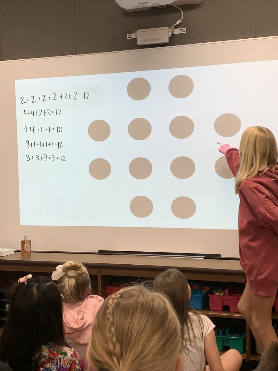 My math heart is happy!  Number talks in Mrs.Bodine’s class. #LifeisGoodatHVE #OneLisd