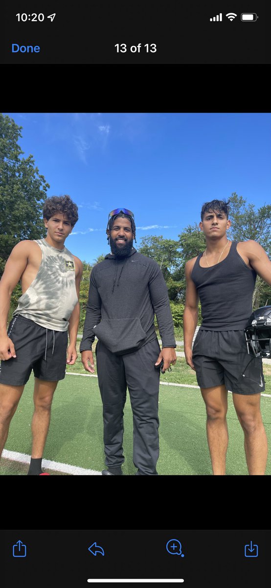 Justin Guzman (@_justinguzman7_) on Twitter photo Great early Friday workout with my wide receiver coach Terrance Fox @fauxSneakers and my QB <a href="/C_Pinto_QB/">Cristian Pinto QB</a>.
<a href="/MsgrFarrellFB/">Monsignor Farrell Football</a> <a href="/LoganSomma/">LoganSomma</a> <a href="/CoachReganLions/">Coach Michael Regan</a> <a href="/CoachParnese66/">Ted Parnese</a> Great early Friday workout with my wide receiver coach Terrance Fox @fauxSneakers and my QB <a href="/C_Pinto_QB/">Cristian Pinto QB</a>.
<a href="/MsgrFarrellFB/">Monsignor Farrell Football</a> <a href="/LoganSomma/">LoganSomma</a> <a href="/CoachReganLions/">Coach Michael Regan</a> <a href="/CoachParnese66/">Ted Parnese</a>