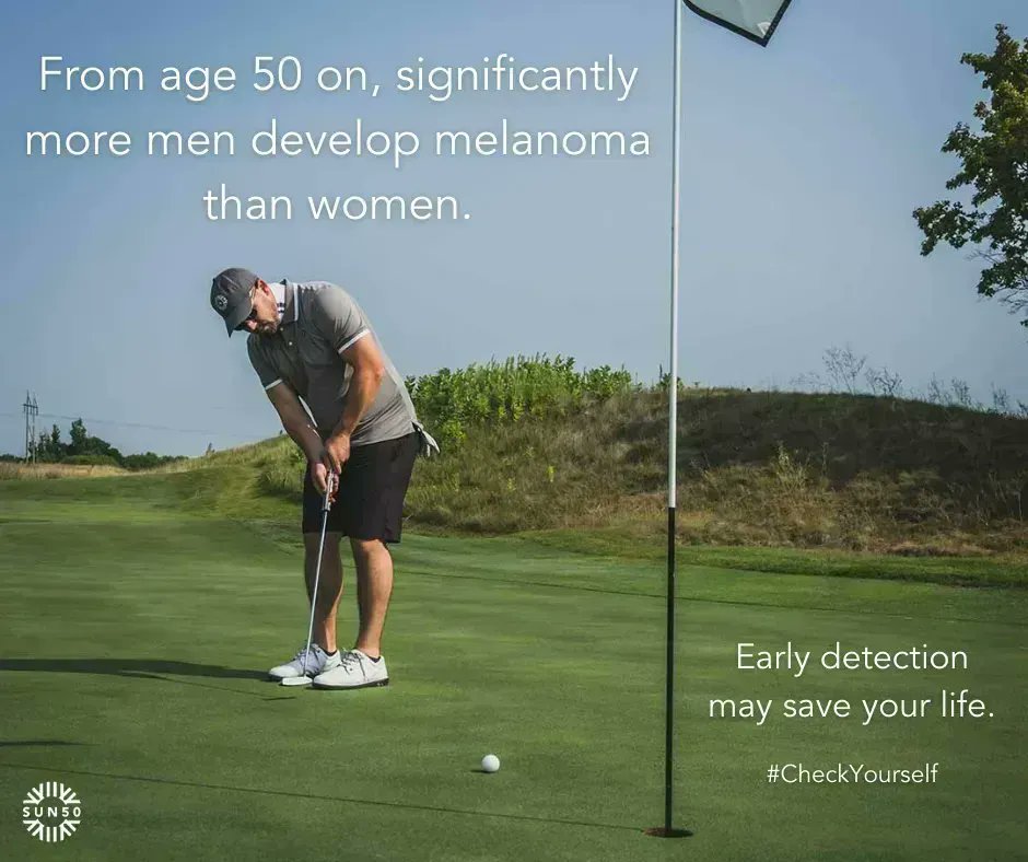 SUN50com's tweet photo. About 23% of your lifetime UV exposure occurs by age 18. Sun damage may lead to #SkinCancer or #melanoma, the deadliest form of skin cancer. No matter your age, gender, or skin tone, you may be at risk. Sun protection starts now! https://t.co/Fwwjj183NJ #Golf #summer https://t.co/79cnxzsePr