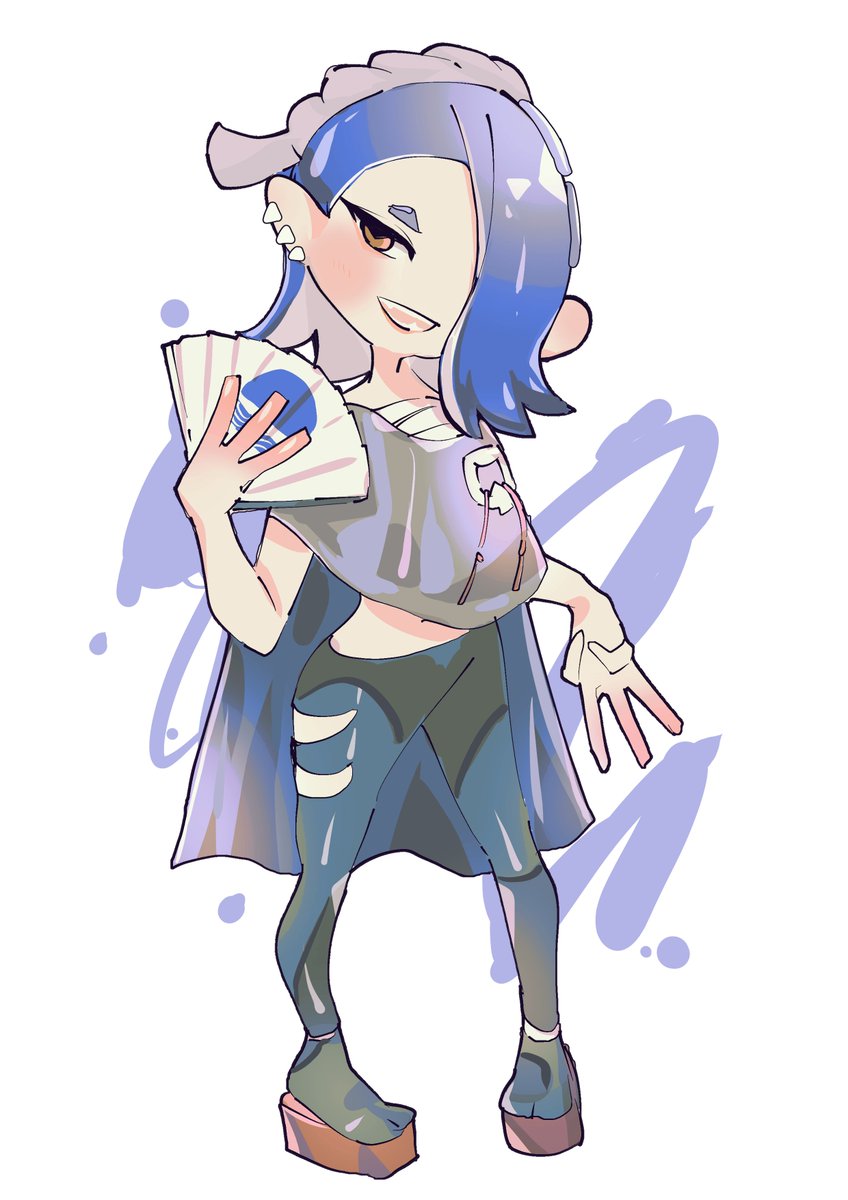 スプラトゥーン「104日目 スプラトゥーン3 フウカ3楽しみだ#春野ほたる1000日チャレンジ 」|春野ほたる🐮🌸チャンネル登録者1万人行くまで絵描き続ける奴配信中のイラスト