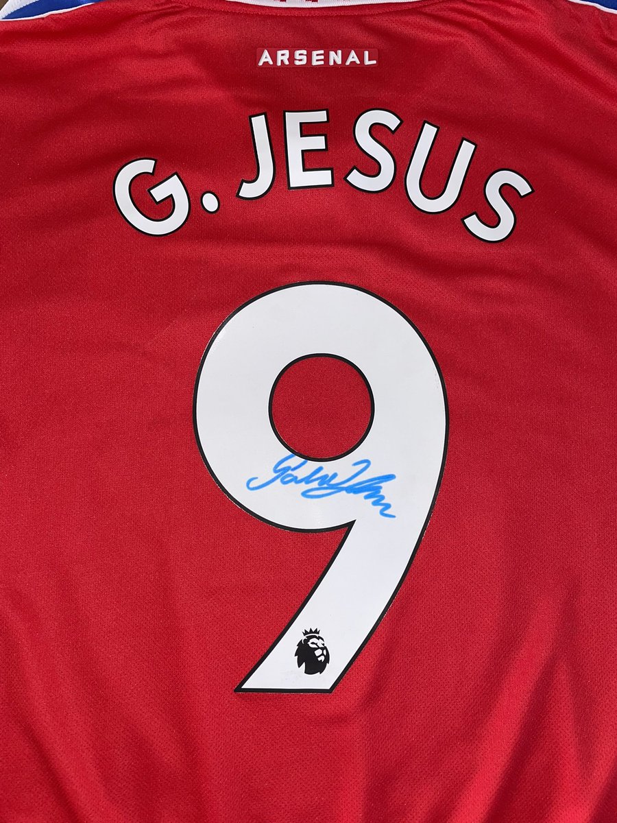 AdamGraphs's tweet image. SIGNED EMILE SMITH ROWE &amp;amp; GABRIEL JESUS ARSENAL FC SHIRTS 22/23