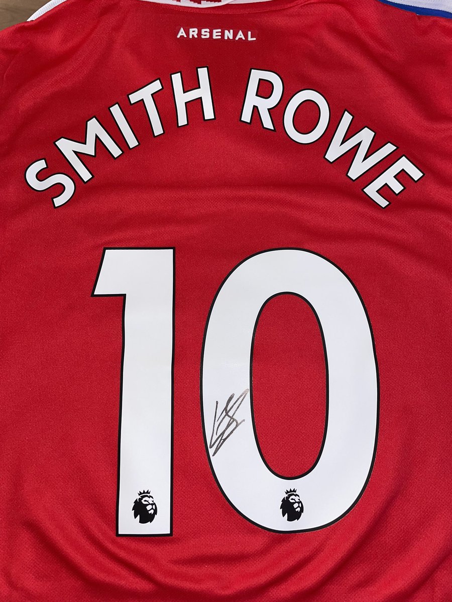 AdamGraphs's tweet image. SIGNED EMILE SMITH ROWE &amp;amp; GABRIEL JESUS ARSENAL FC SHIRTS 22/23