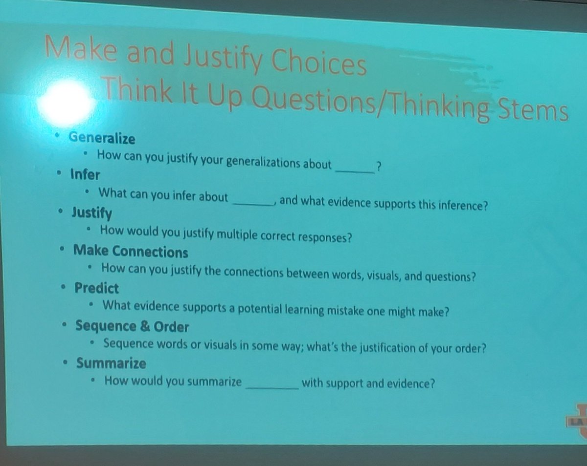 Questioning skills is paramount to solid and effective teaching. @lpisd #ChooseLP #lead4ward #AnalyticalThinking #UDL