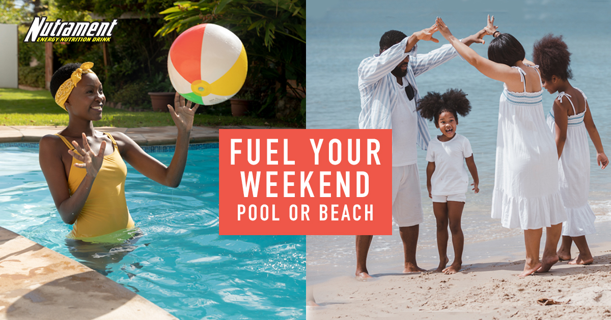 nutrament's tweet image. Ready for another great summer weekend? Will it be a pool or beach weekend? Stay energized and keep cool! #nutrament #stayingcool #getfueled #summerheat #whatscool