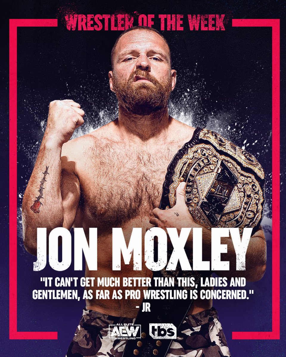 .<a href="/JonMoxley/">Jon Moxley</a> walked into the lion's den and came out on top #WrestlerOfTheWeek