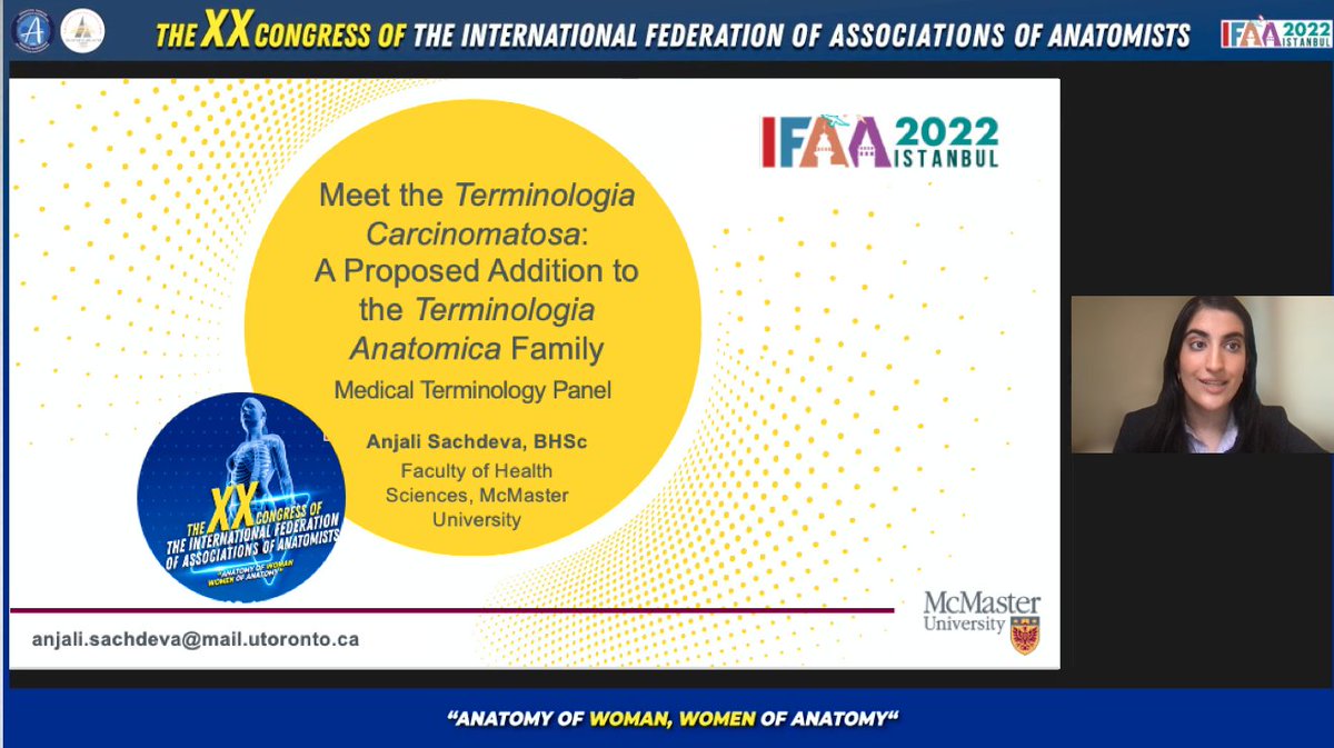 Anjali Sachdeva (@anjalilsachdeva) on Twitter photo Great opportunity this past weekend to share our work highlighting inconsistencies in anatomy and medical terminology at #IFAA2022 . Many thanks <a href="/realmedterms/">realmedterms</a> for your mentorship and thank you @IFAA2022 for organizing such an engaging virtual congress! Great opportunity this past weekend to share our work highlighting inconsistencies in anatomy and medical terminology at #IFAA2022 . Many thanks <a href="/realmedterms/">realmedterms</a> for your mentorship and thank you @IFAA2022 for organizing such an engaging virtual congress!