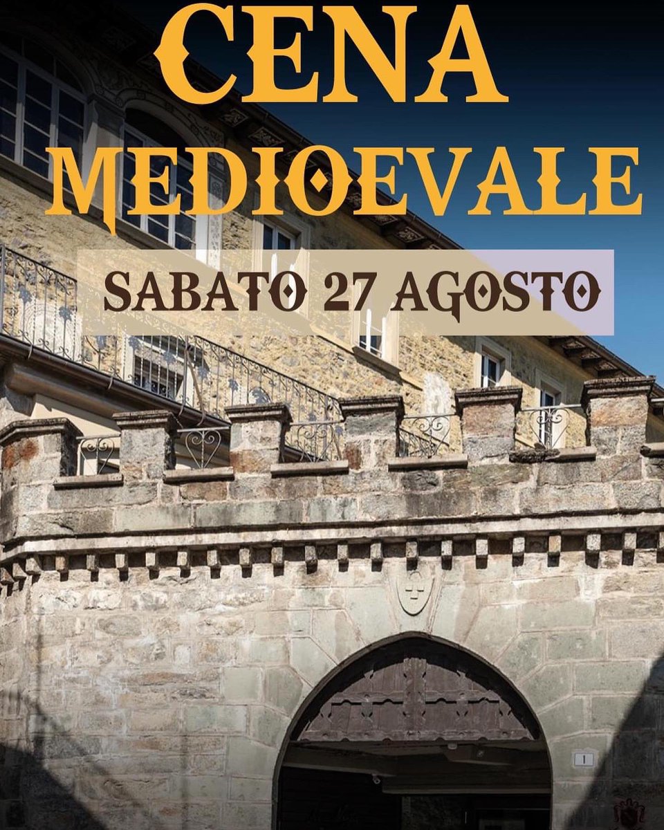 missaglia_sara's tweet photo. Pronti per l’edizione 2022 del Grappolo d’oro?
.
Primo appuntamento il 27 agosto con la Cena Medioevale a Palazzo Quadrio a Chiuro!
.
https://t.co/dhE1V8ESOb
#cenamedioevale #valtellina #nebbiolodellealpi #valtellinainaltoicalici #wineoneway #WoW https://t.co/owrmryYTwJ