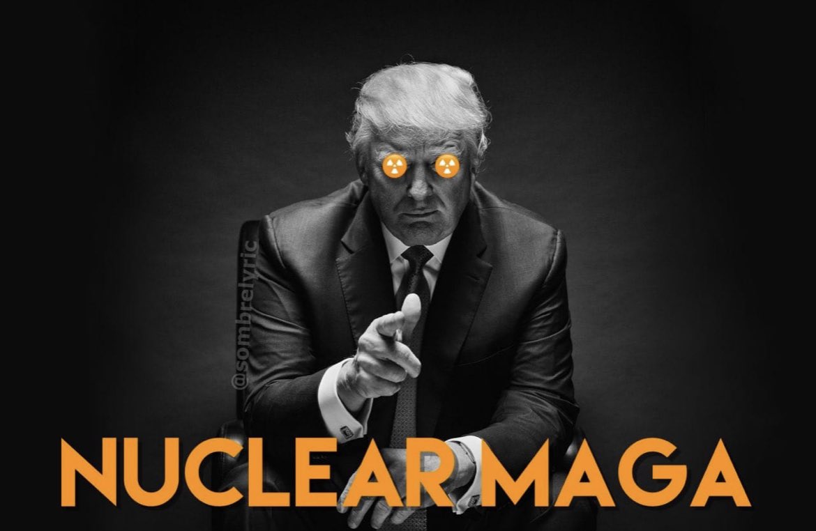 Nuclear #MAGA @Compass1768 @FindTheStorm @MamaBearX20004 @45Melissa24 @45tf9 @Jeffrey64230099 @JesseMock42 @MericaPatriot01 @Scarecrow20161 @DeplorableTcher @SunIslandMusic @karthik_es @bdonesem @libertydaddy2 @45DJ24 @NancyMAGAmonkey  @mgarcia1701temp @DLWeat @PatriotMalave67