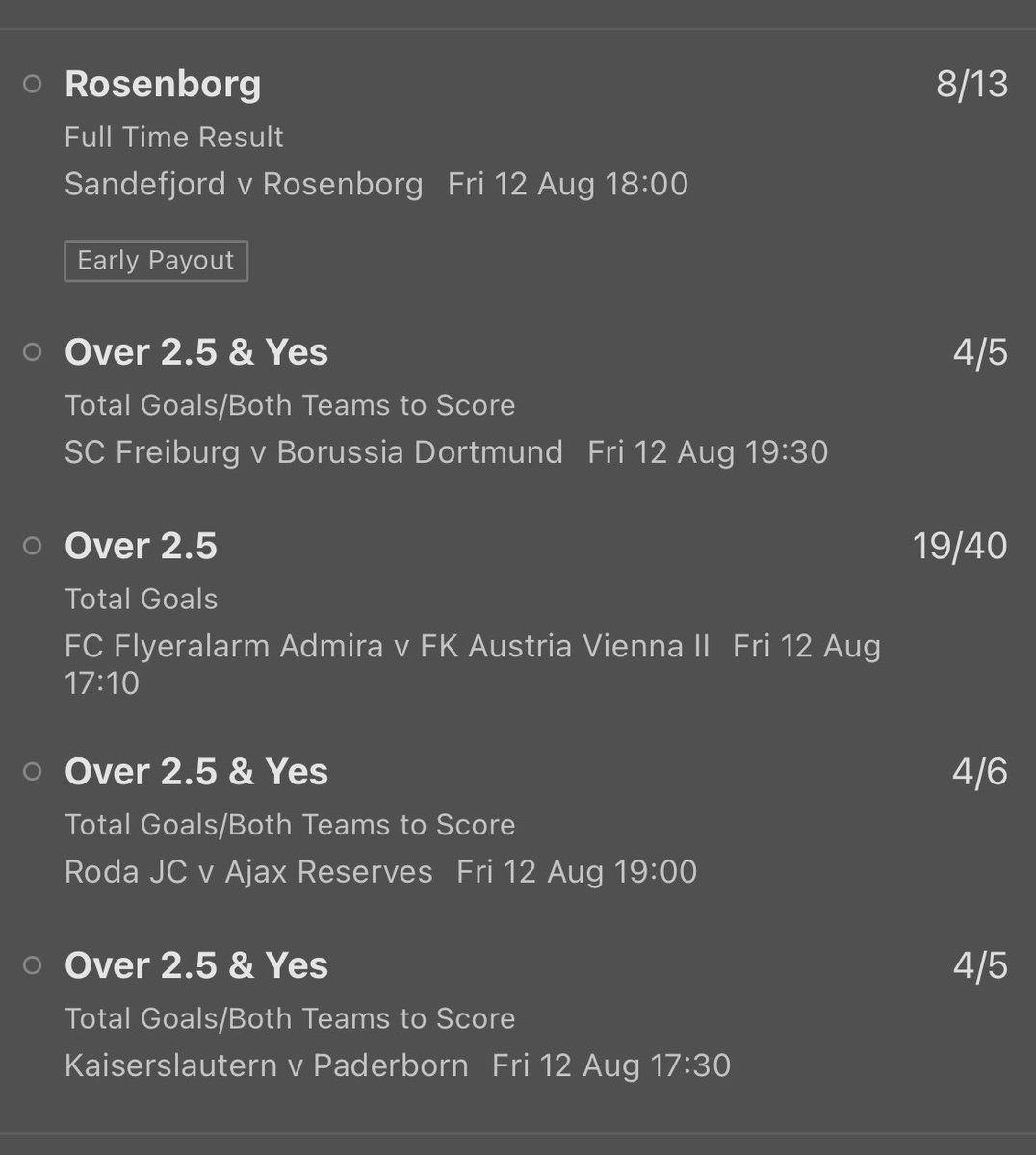 theGOATtips's tweet photo. 11.86/1 Friday night acca 👍🏼 https://t.co/aePbuMTG72