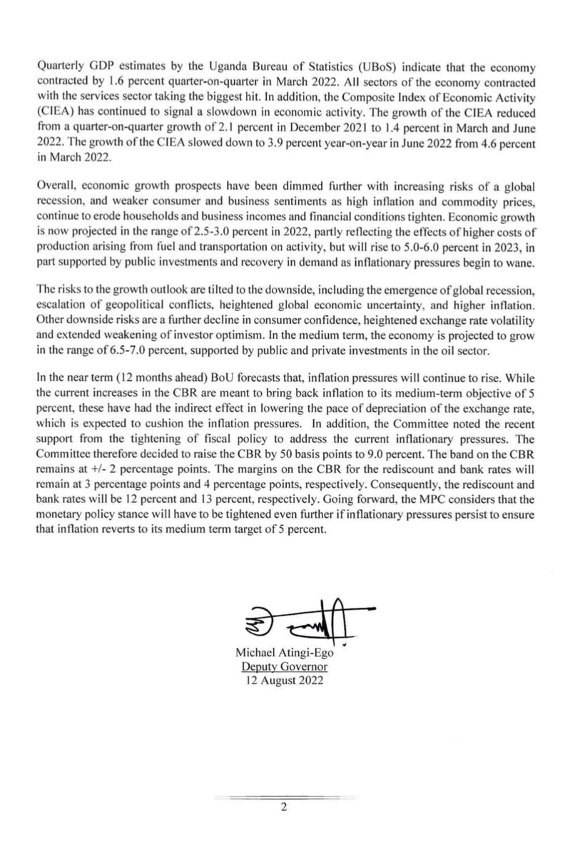 Snr. Cde. Robert Kabushenga tweet media