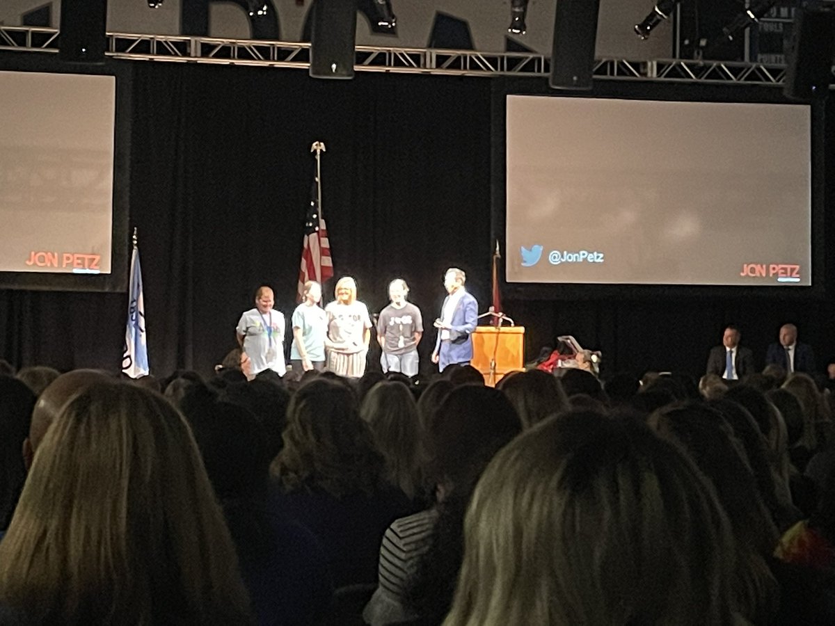The perfect start to the school year!! <a href="/JonPetz/">Jon Petz, CSP</a> thanks for making convocation something I’ll never forget! (Words I never imagined saying;) <a href="/HilliardSchools/">Hilliard Schools</a> <a href="/ADCCampus/">Alton Darby Creek Campus</a>