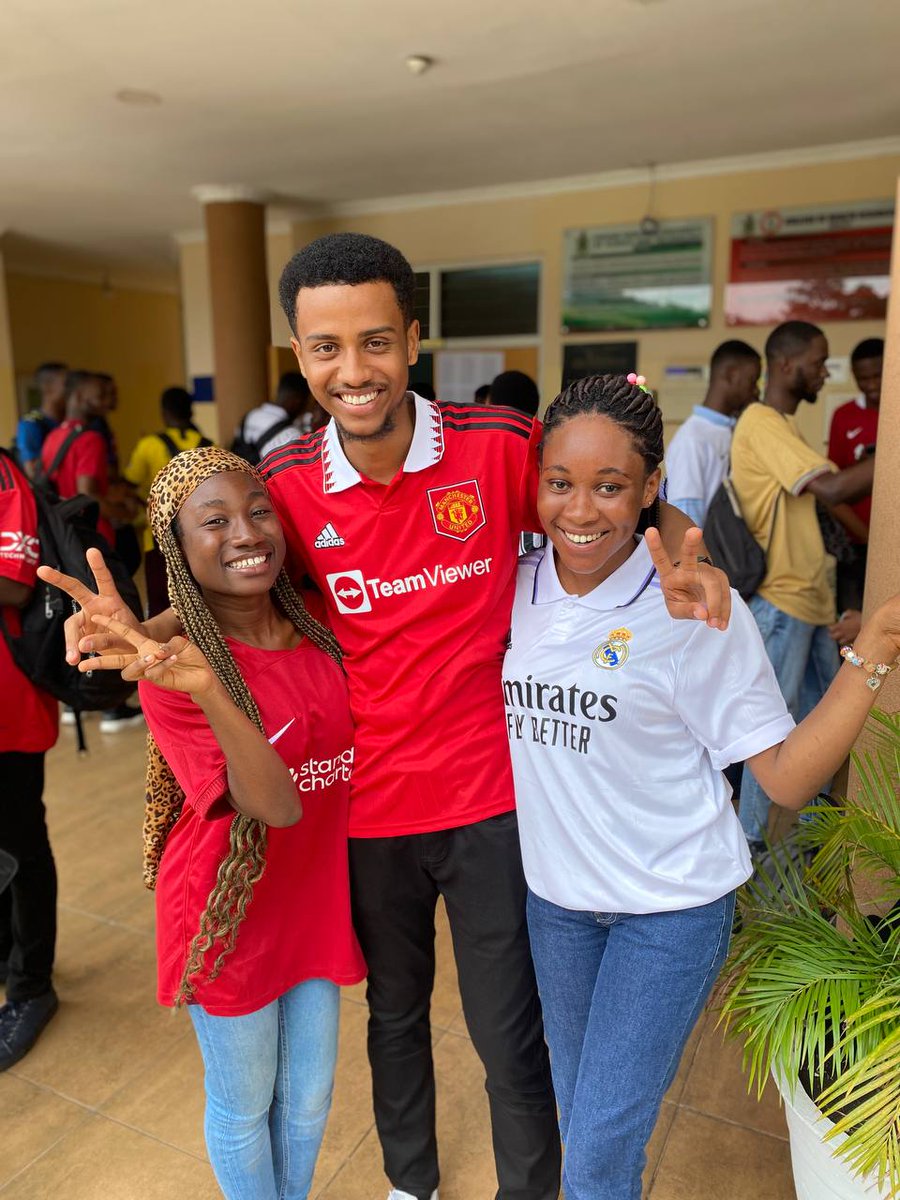 gpsa_knust's tweet photo. Rep Your Jersey Friday is still ongoing and it looks like Manchester United jerseys are on full display here.💥🔥🔥
You're all looking great!😍😍
#GPSAFacultyWeek
#RxGala https://t.co/CmSi2g4KE7