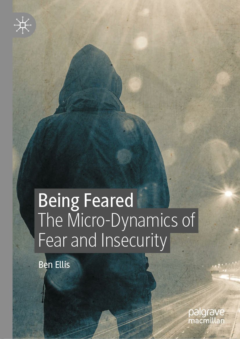 CriminologyLeic's tweet photo. Our 8th anniversary tweet recommends @BenEllisCrim's book "Being Feared: The Micro-Dynamics of Fear and Insecurity"
For more info, follow the link 👇
https://t.co/2ne8h7z5bg
#11for11 #MyTwitterAnniversary https://t.co/N9Z1RXN1PU