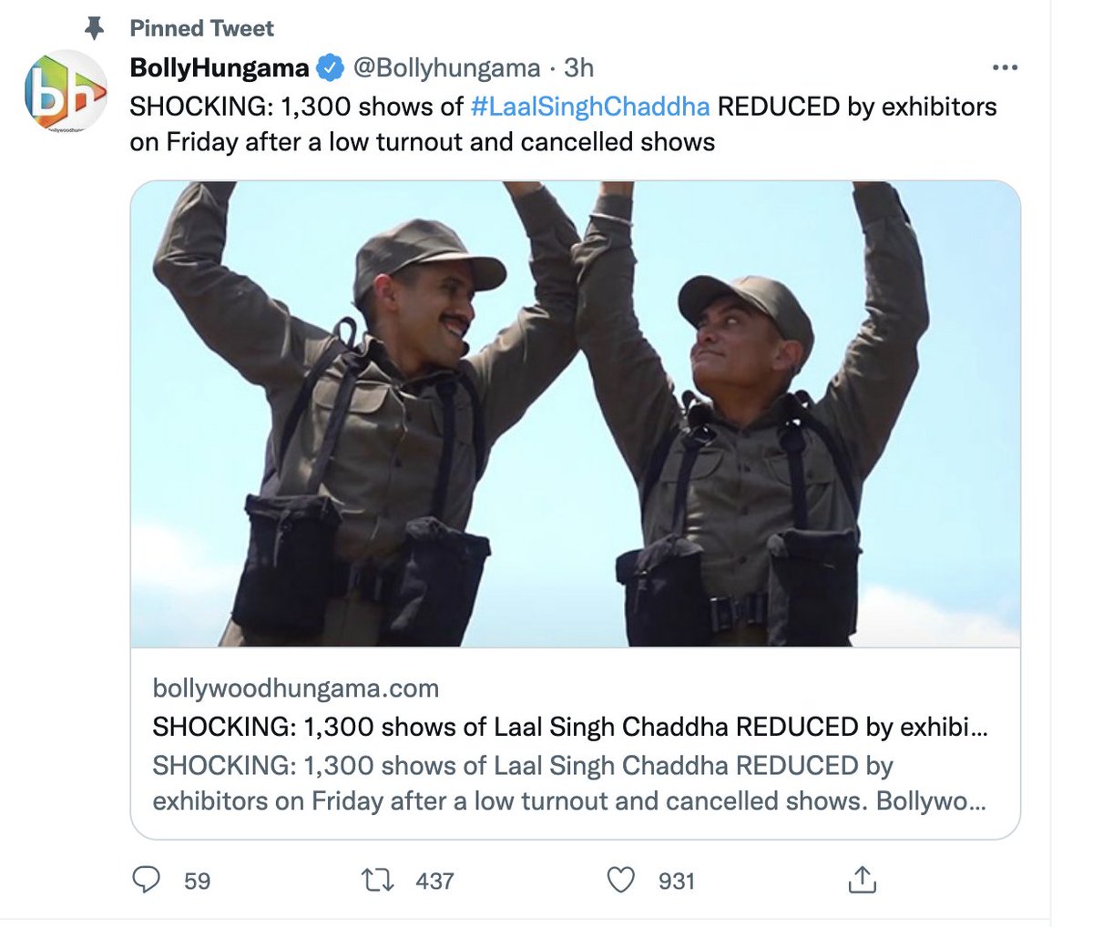 rupanpaul99's tweet photo. #LalSinghChaddhareview ,#BoycottLalSinghChadda ,#BoycottbollywoodCompletely #BoycottBollywood, #LaalSinghChadha https://t.co/0HIKh2Xaf5