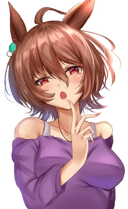 フゥン……#ウマ娘#アグネスタキオン 