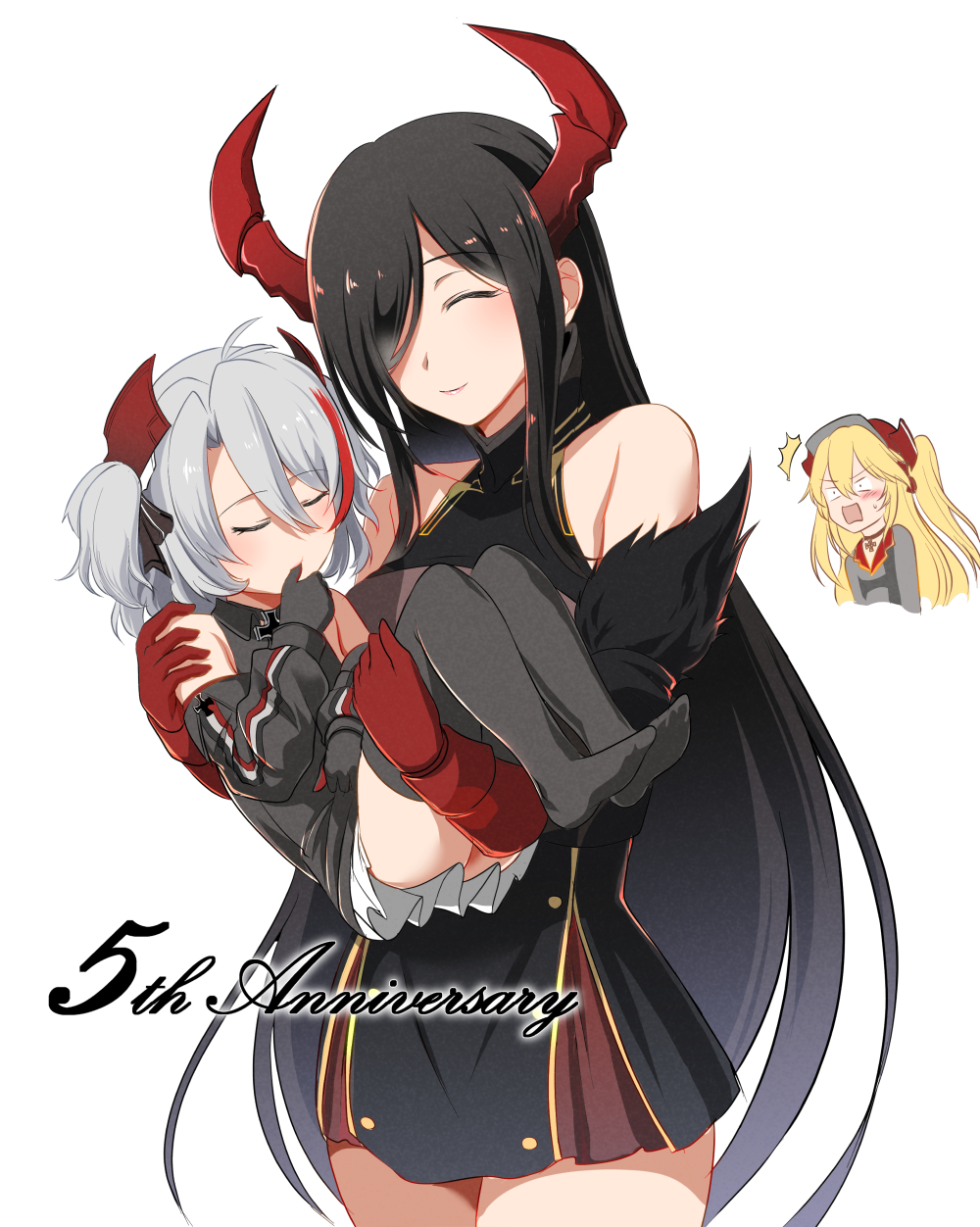 Steed1 オイゲンちゃんに懐かれて嬉しいグローセママ 5周年おめでとうございます アズレン5周年アート Azurlane Staff T Co Xlpdp5lcul Twitter