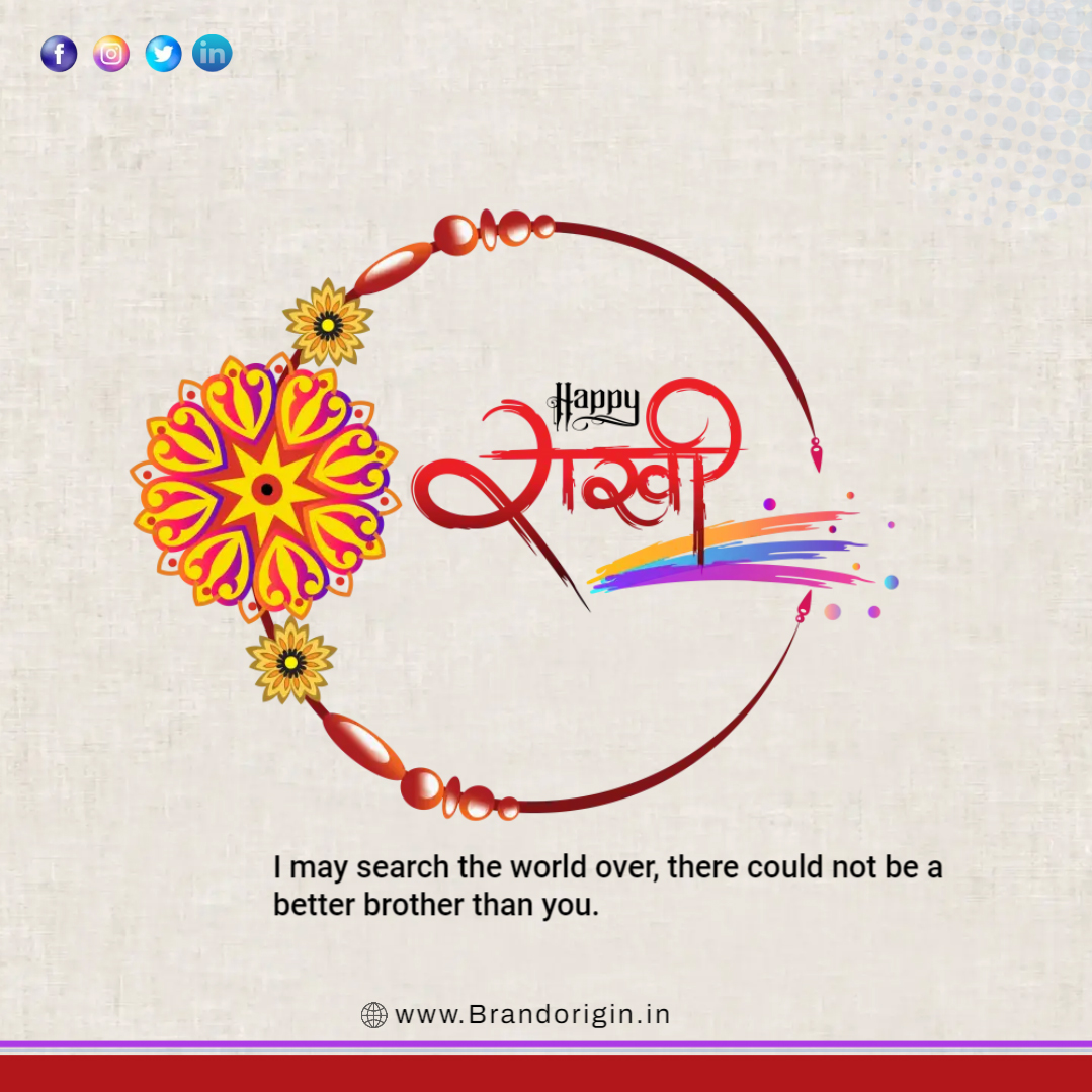 brandorigin_co's tweet photo. Wish you a pleased &amp; Prosperous Raksha Bandhan from the Brand Origin team this year. #brandorigin #rakshabandhan https://t.co/9Q6wzTGFF4
