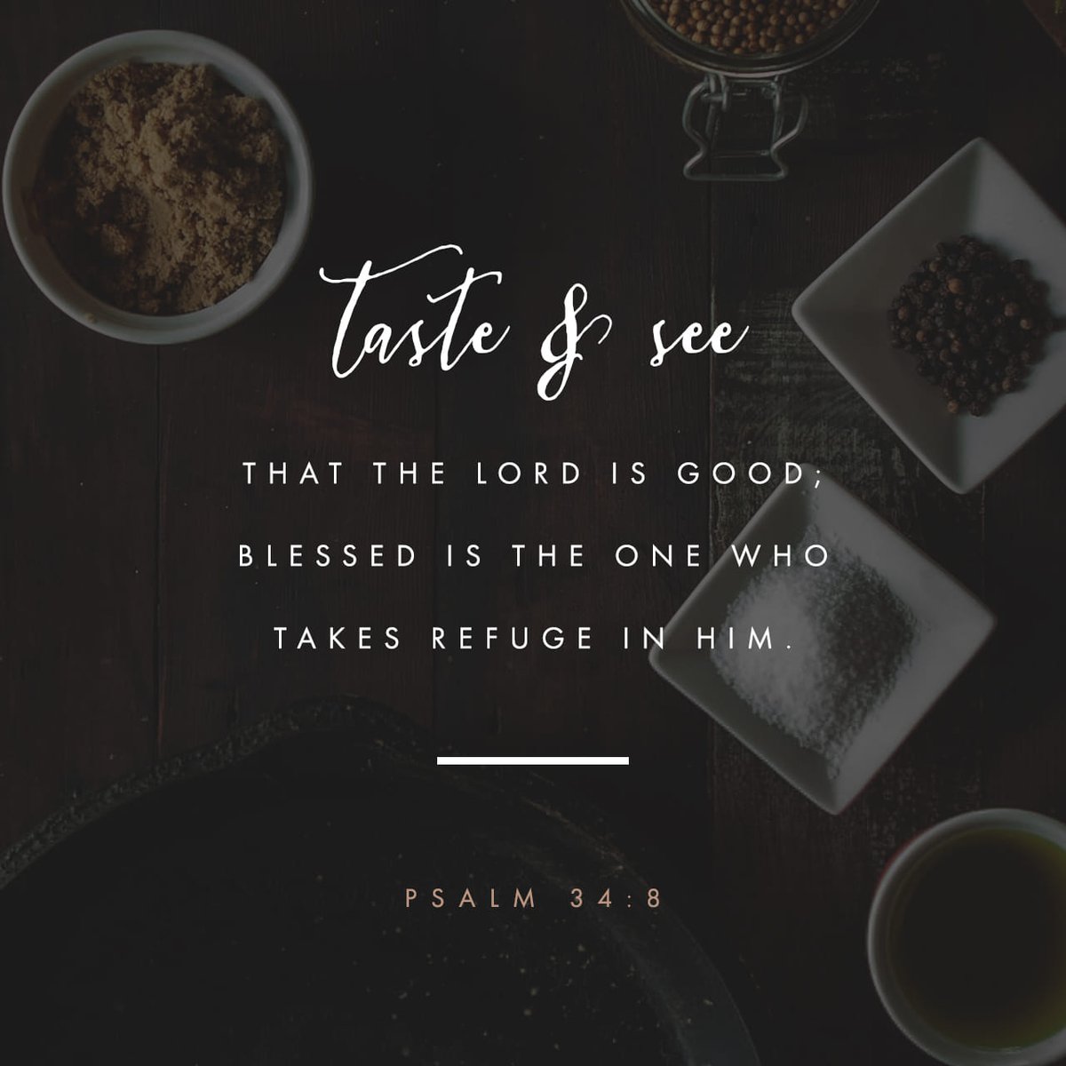 VIEWForHisGlory's tweet photo. Taste and see that the Lord is good. Oh, the joys of those who take refuge in him!
Psalms 34:8 NLT

https://t.co/AOFTz9Gebp https://t.co/ECw7YW7VZH