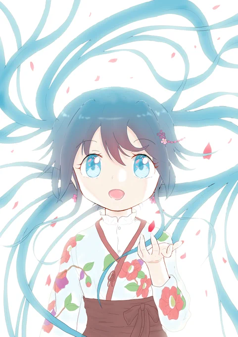  1番思い入れの強い桜娘ちゃんお願い致します～(=゜ω゜)ノウニャンコちなみに髪の毛は膝くらいまであるロングニョロ(ノシ'ω')ノシッポバンバン! 