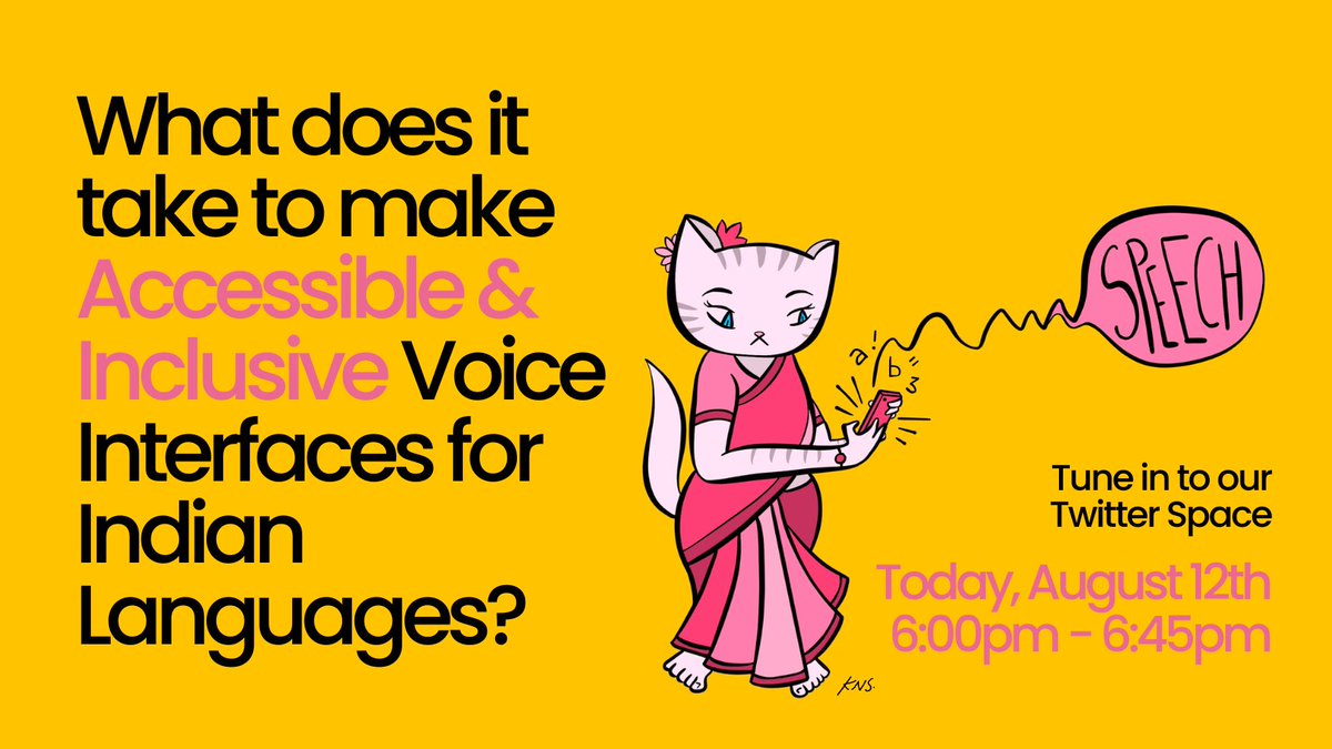 cis_india's tweet image. Happening now! A discussion with the #MozVoice team @ShwetaMohandas, @saumyaanaidu, and Puthiya Purayil Sneha (joining from @CISA2K) moderated by @iamgondogol, about #VoiceInterfaces in India.