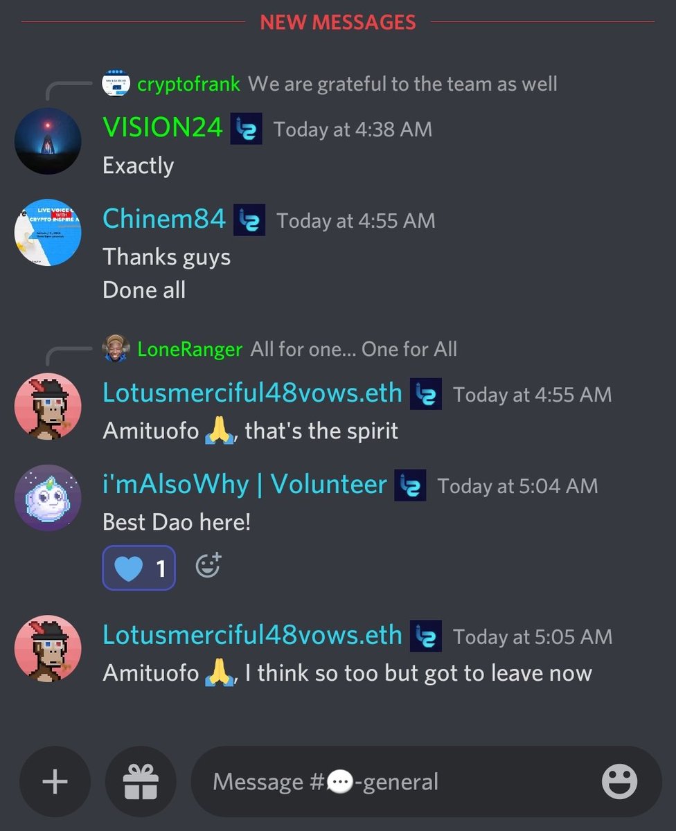 westonnelson's tweet photo. @guildxyz Check it!

Out members at @TheLayer2DAO LOVING THE .L2 IN #Twitter bio as a Role! Adds tbe icon automatically! This is how to #DAO

I'm only going to mention this one time but... we are a #DAO w a focus on #DeFi and #NFTs 

2,222 of them, to be precise 👀

#L2DAO 🚀 https://t.co/IQmbMaW0Sk
