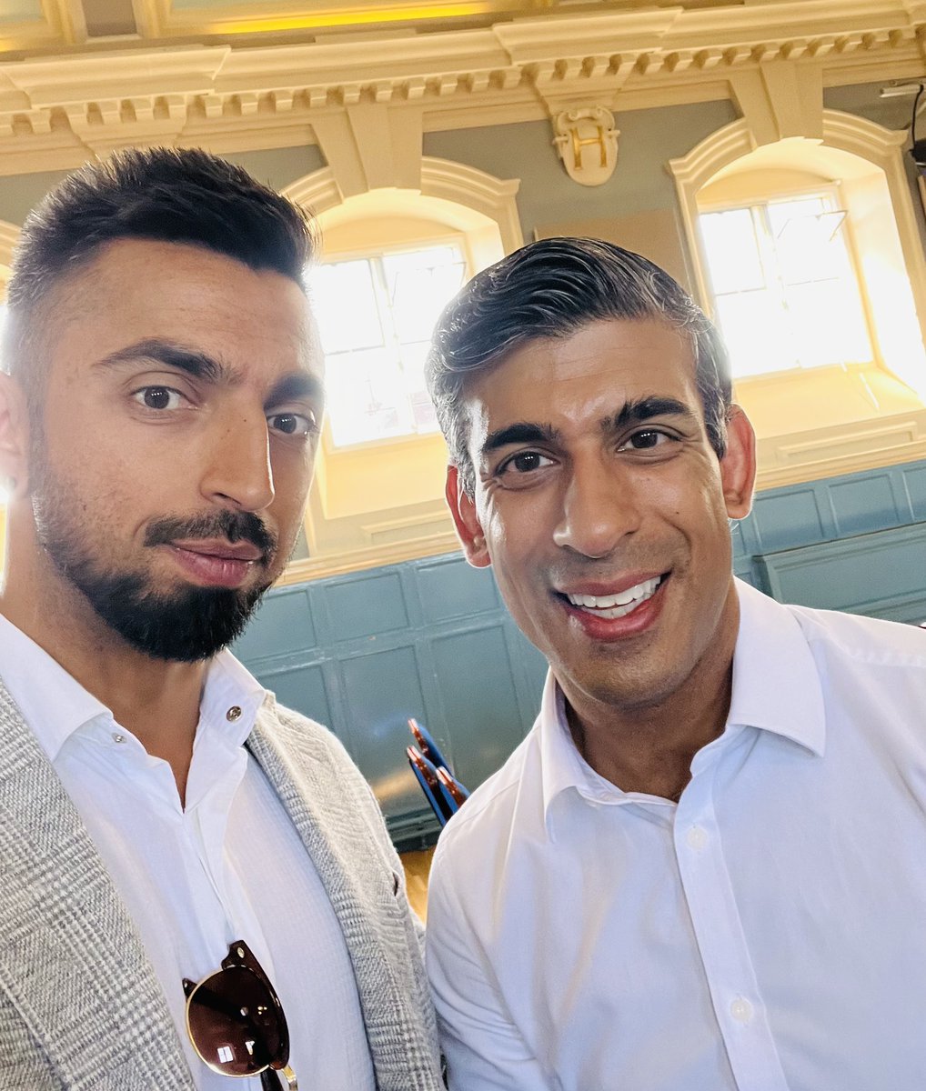 Kam Coda Deo (@codakam) on Twitter photo Rishi showing what British Asians can achieve in modern Britain - potentially our next Prime Minister <a href="/RishiSunak/">Rishi Sunak</a> <a href="/ConHome/">ConservativeHome</a> @conservativephq #British #BritishAsians #ToryLeadershipRace #LeadershipContest #LeadershipMatters #Tories #ModernTories #Conservatives #ConservativeParty Rishi showing what British Asians can achieve in modern Britain - potentially our next Prime Minister <a href="/RishiSunak/">Rishi Sunak</a> <a href="/ConHome/">ConservativeHome</a> @conservativephq #British #BritishAsians #ToryLeadershipRace #LeadershipContest #LeadershipMatters #Tories #ModernTories #Conservatives #ConservativeParty