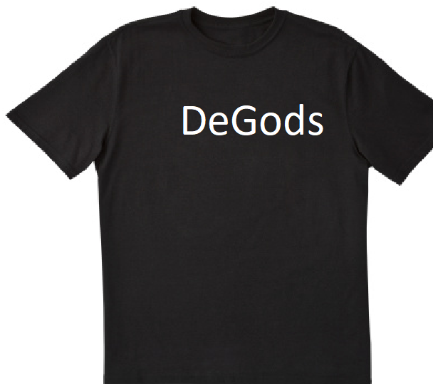 NFTpleb8's tweet photo. Just got my @DeGodsNFT merch LFG! https://t.co/YJHF4NdXok