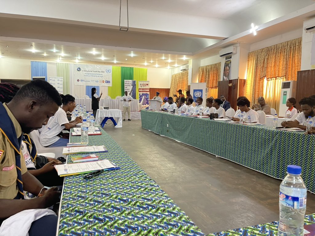 Luther D. Jeke (@lutherjeke) on Twitter photo Interesting! 150 Liberian youths eager for positive social change here at the #IYD2022 official event organized by the Ministry of Youth & Sports. <a href="/icampuslib/">iCampus Liberia</a> is proud to be a key partner in #youthdev works in #Liberia. <a href="/accountlablib/">Accountability Lab Liberia</a> <a href="/IlabLiberia/">iLab Liberia</a> <a href="/realRODavis/">Robert O. Davis</a> <a href="/AccountLab/">Accountability Lab</a> Interesting! 150 Liberian youths eager for positive social change here at the #IYD2022 official event organized by the Ministry of Youth & Sports. <a href="/icampuslib/">iCampus Liberia</a> is proud to be a key partner in #youthdev works in #Liberia. <a href="/accountlablib/">Accountability Lab Liberia</a> <a href="/IlabLiberia/">iLab Liberia</a> <a href="/realRODavis/">Robert O. Davis</a> <a href="/AccountLab/">Accountability Lab</a>