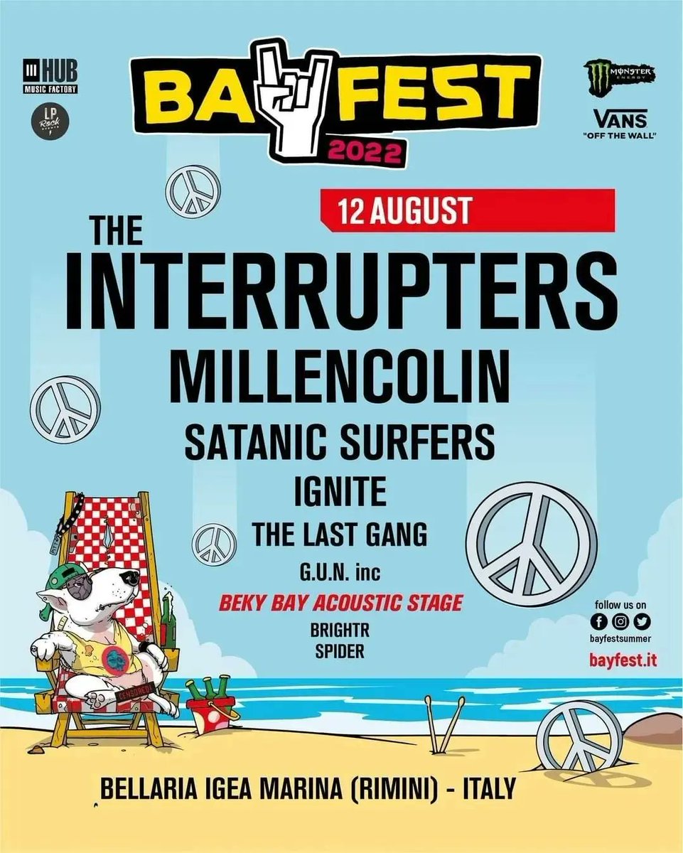 thelastgangband's tweet photo. Italy here we come! Last day of our #europeantour !! See ya tonight at @bayfestsummer !!
Lets party! ๐ฅณ๐ฅณ๐ฅณ๐ฅณ๐ฎ๐น
#BayFest2022 #BayFestSummer #TheLastGang #BayFestDay2 #fatwreckchords #BellariaIgeaMarina #meritbasedbooking #interrupters #makewar #italy #Rimini @fat_wreck https://t.co/tUQistqLg4