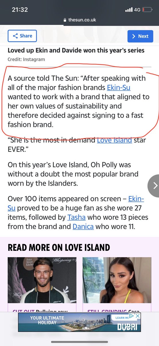 NadiaReevesLong's tweet photo. Have I missed something, how on earth is #ohpolly considered sustainable and not fast fashion?? https://t.co/HD2evk76HR
