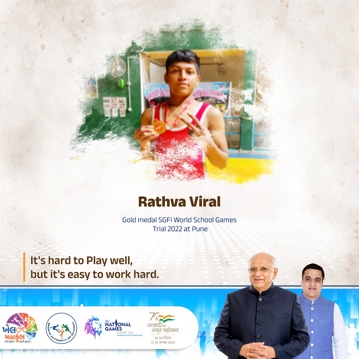 sagofficialpage's tweet photo. It's hard to Play well, but it's easy to work hard.]

 #sports #sportsnews #sportsmanagement #motivation #sportsmanagement #gujarat #khelkhelgujarat #ramsegujartjitsegujara #games #players #playersclub #gujarat #HelloGujarat #SportsSector #jitsegujarat https://t.co/jcSQ0EgXxO