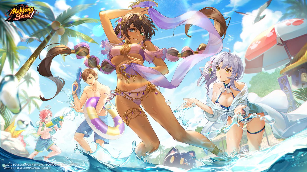 Mahjong Soul brings the Summer Festival event with new character