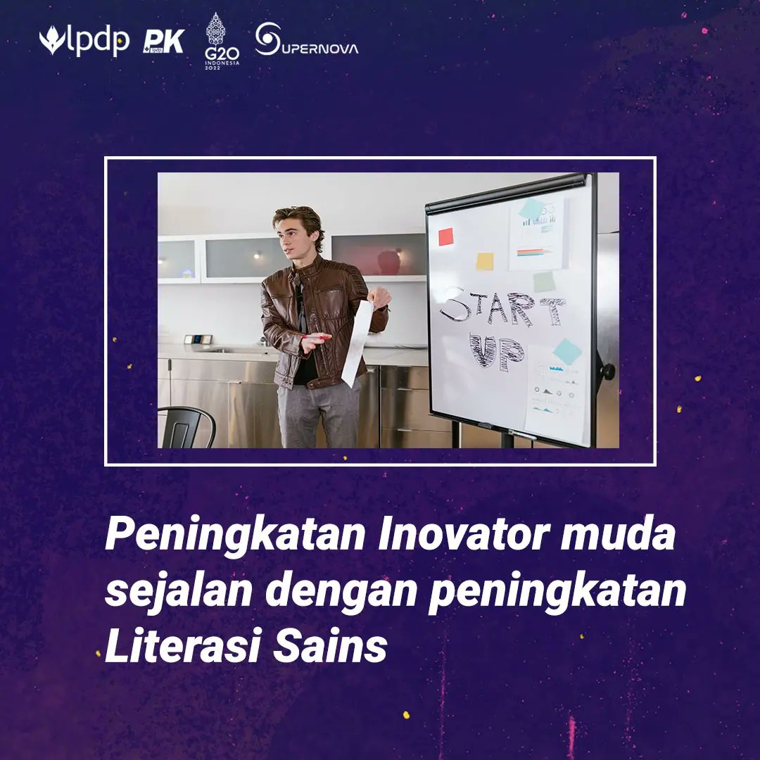 bellisags's tweet photo. Di tengah maraknya kemajuan teknologi informasi, SuperStar perlu membiasakan untuk menjadi “Inovator Muda�� dan menerapkan budaya literasi sains serta memanfaatkan kemajuan tersebut untuk memecahkan masalah yang ada di tengah masyarakat. 

Mengapa demikian? Yuk baca selengkapnya https://t.co/AmON9s4Ln1