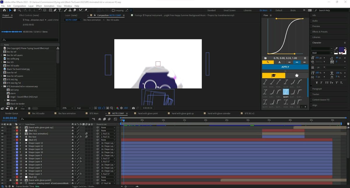 ElliotJKerr's tweet photo. Some behind the scenes stuff!

#aftereffects #media #mediaproduction #work #charity #freelance #Adobe https://t.co/k2mNIeg3G9