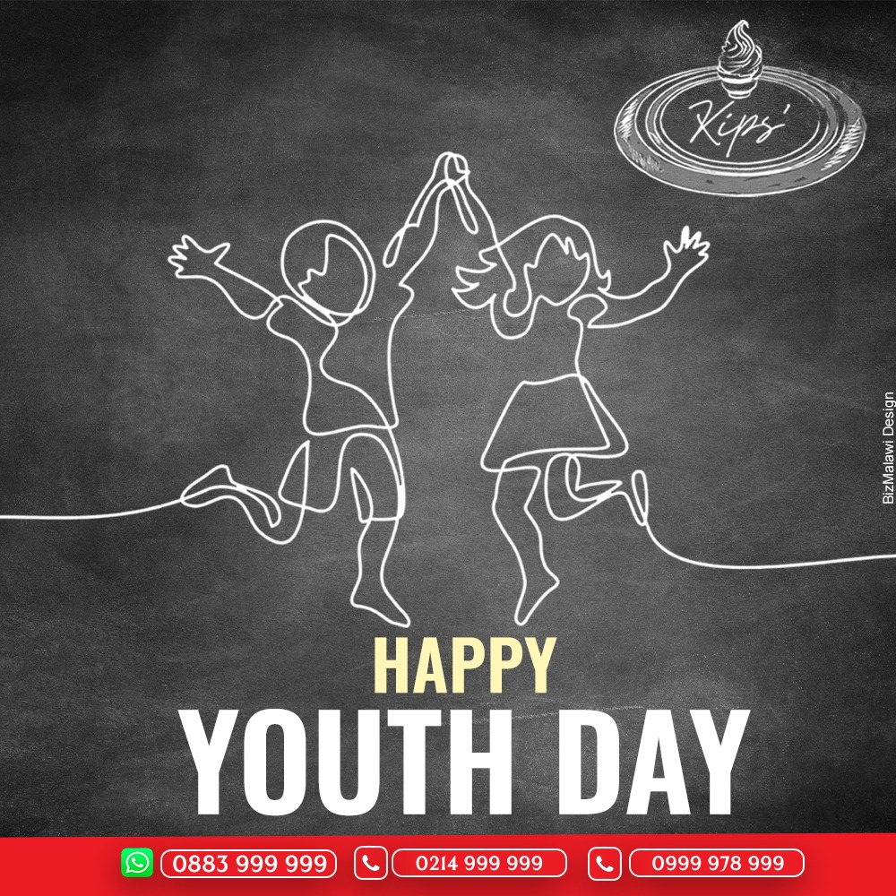 Enjoy International Youth Day!

#HappyYouthDay #Kips #InternationalYouthDay #Malawi