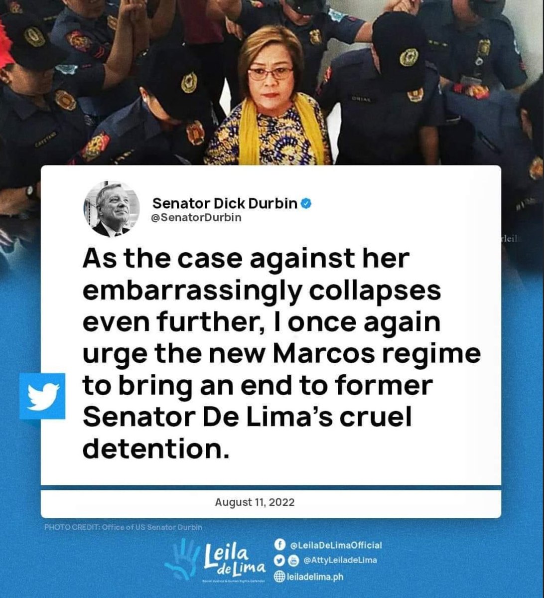 meggytol's tweet photo. FREE DE LIMA NOW PLEASE https://t.co/hjMhXogSbg