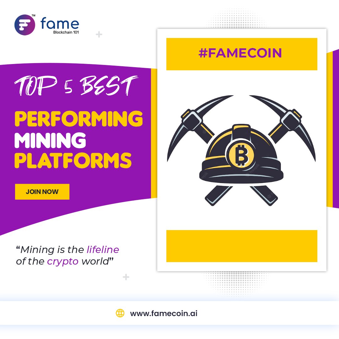 Top 5 Best Performing Cryptocurrency Mining Platforms Read More :  https://t.co/yaT9CwrSrK