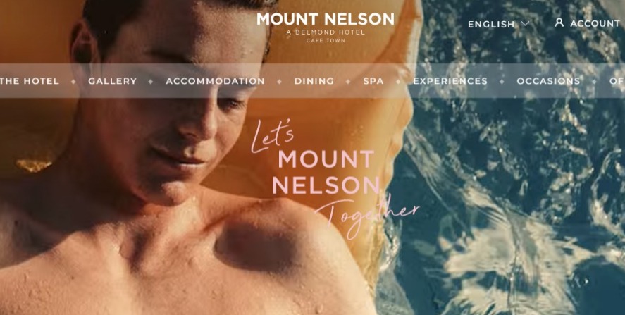 Oh dear...who's gonna tell the Mount Nelson hotel that their  catchy slogan wasn't thought out properly 😂.