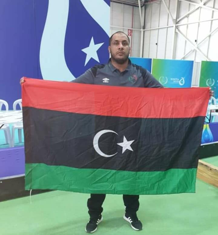 OurLibyaChoice's tweet photo. تتويج ليبي لأول مرة بذهبية في ألعاب التضامن الإسلامي بقونيا التركية 
حصل اللاعب الليبي راشد سويسي على القلادة الذهبية للكرة الحديدية بنيله المرتبة الأولى في منافسات الفردي تخصص رافا بعد الفوز في النهائي على منافسة التركي تورهان بنتيجة 12 مقابل 7 💪🇱🇾
نفخر بانتصارات أبناء ليبيا🌷 https://t.co/LimMYSgwMa